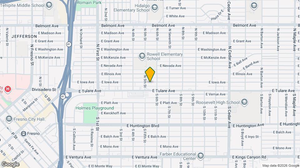3530 E Iowa Ave Mapa y Detalles de la Ubicación