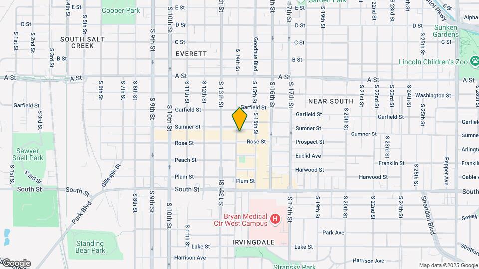 1742 S 14th St Map and Location Details