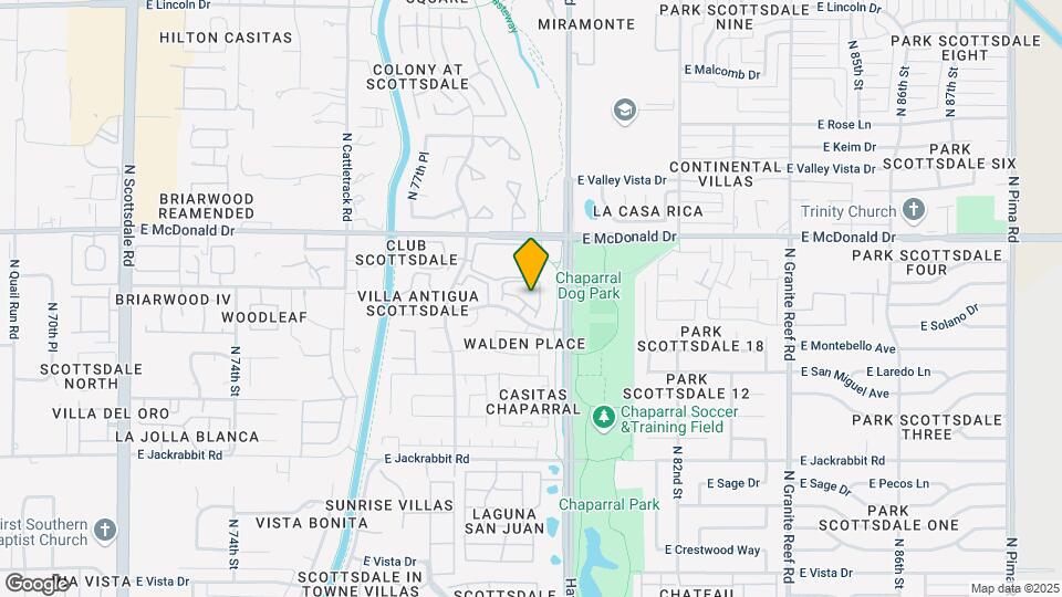 7950 E Starlight Way, Unit 128 Map and Location Details