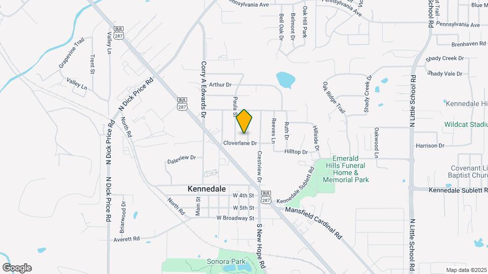 703 Timberline Dr Map and Location Details