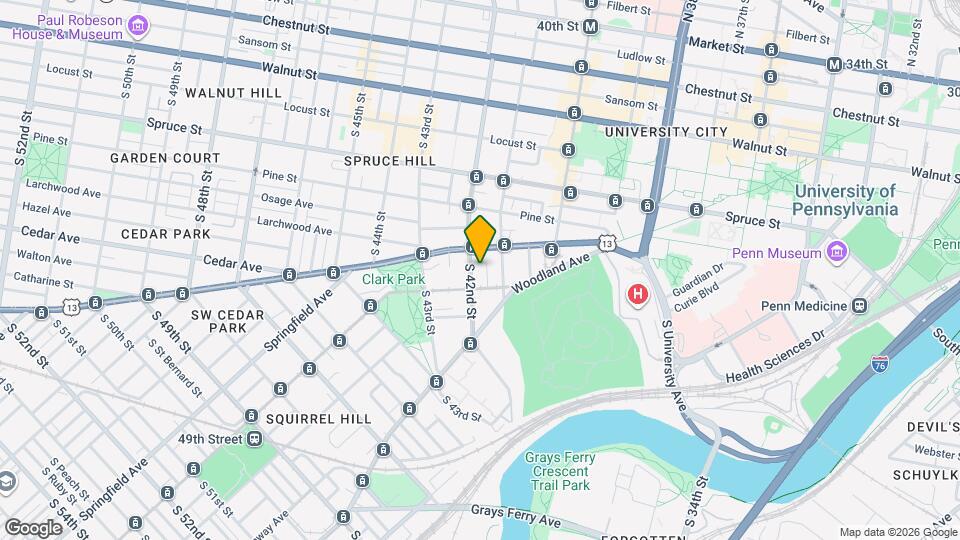 517 S 42nd St Map and Location Details