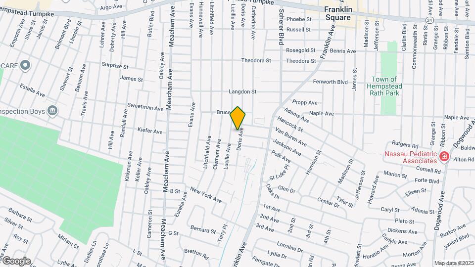 334 Doris Ave Map and Location Details