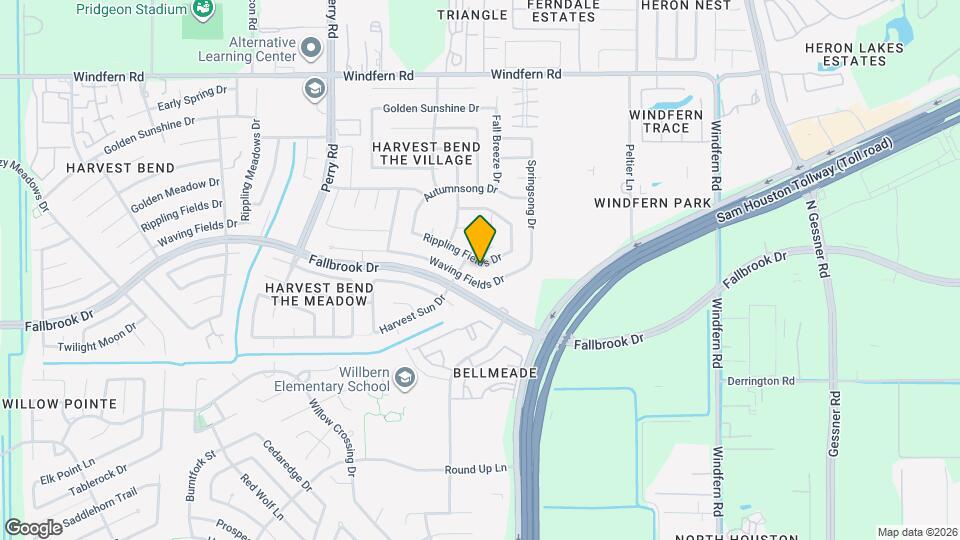 9035 Rippling Fields Dr Map and Location Details