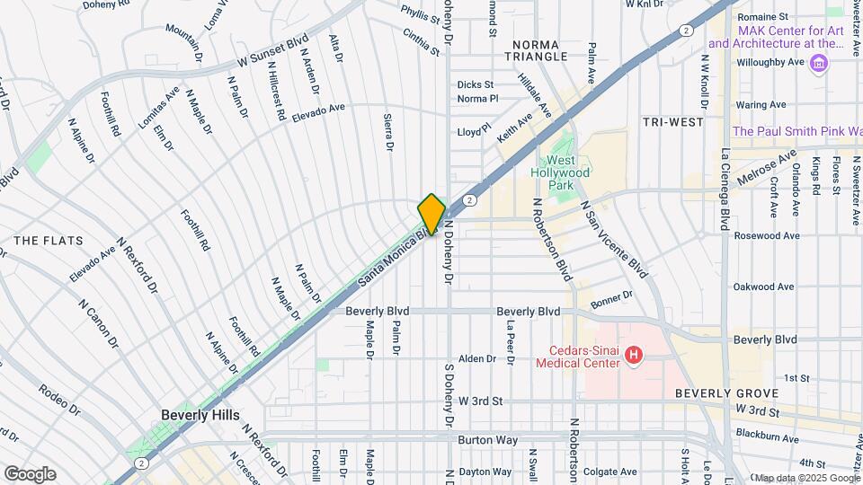 458 N Oakhurst Dr, Unit 206 Mapa y Detalles de la Ubicación