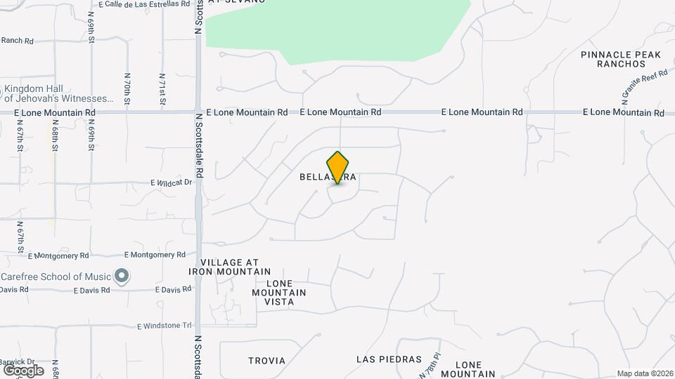 7585 E Balao Dr Map and Location Details
