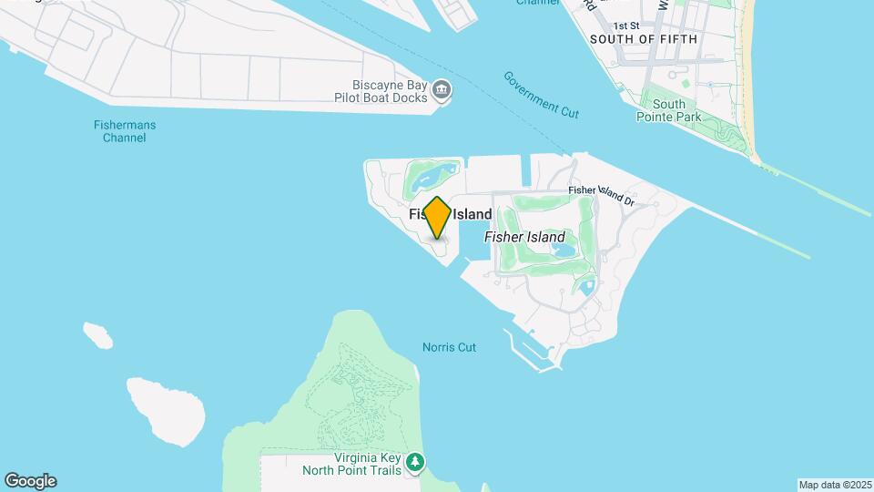 4822 Fisher Island Dr Map and Location Details