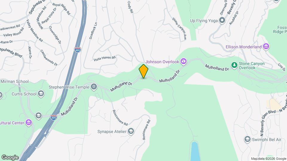15146 Mulholland Dr Map and Location Details
