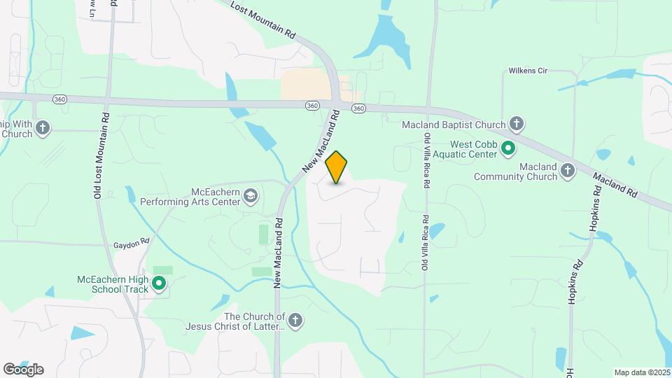 4134 McBride Dr Map and Location Details