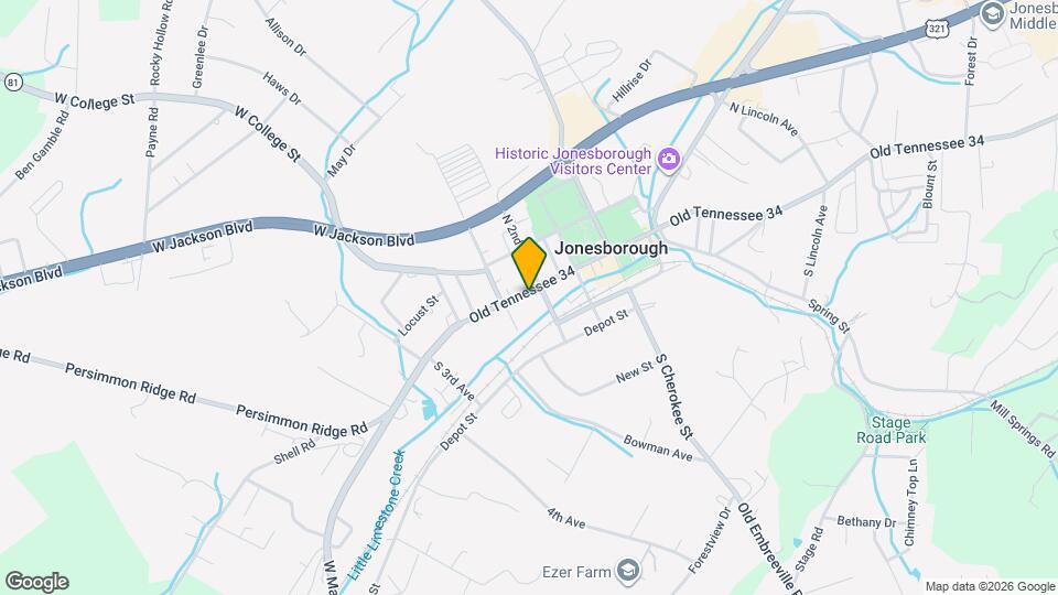 305 W Main St Map and Location Details