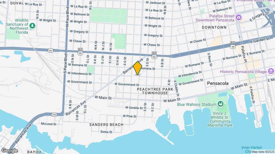 301 S E St Map and Location Details