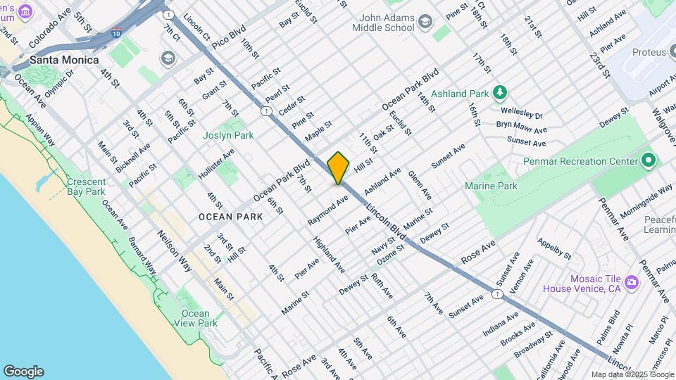 738 Hill St, Unit #A Map and Location Details