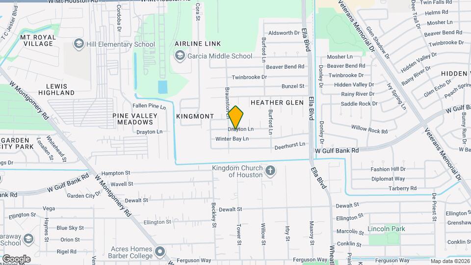 2163 Drayton Ln Map and Location Details