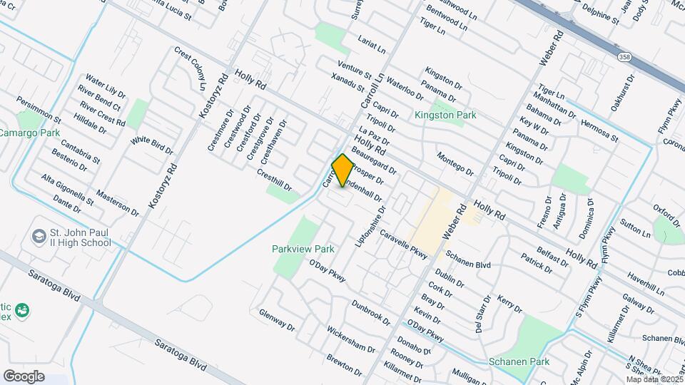 3614 Crestbrook Map and Location Details