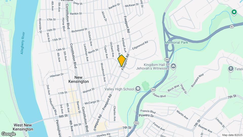 533 Freeport Rd Map and Location Details