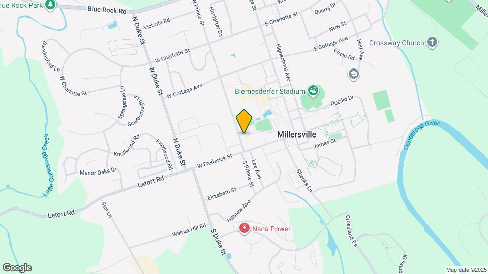 22 N Prince St Map and Location Details