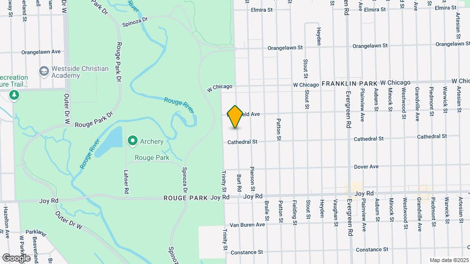 9231 Burt Rd Map and Location Details