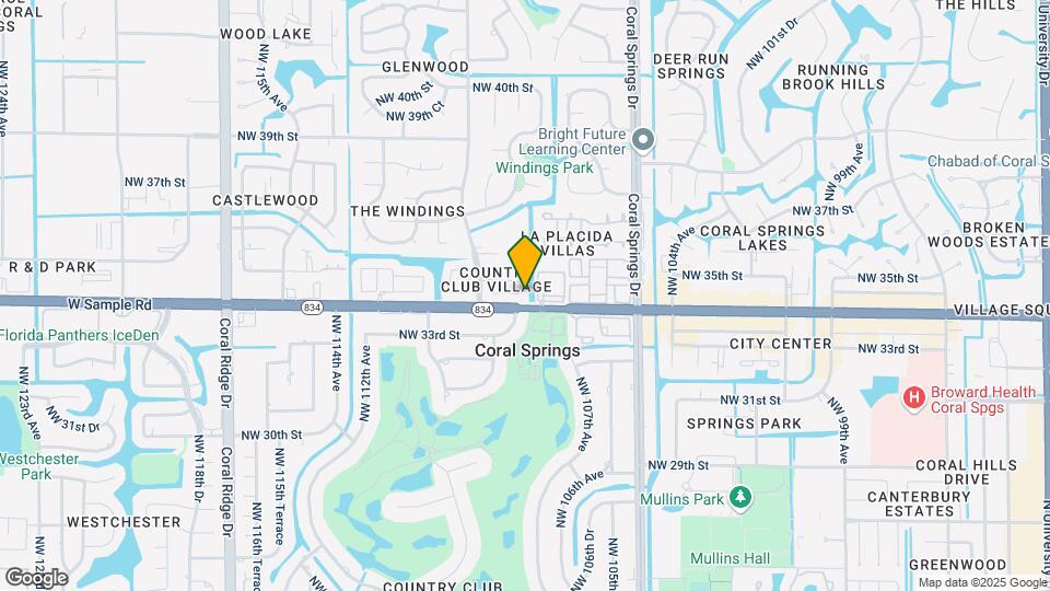 3405 NW 108th Terrace Map and Location Details