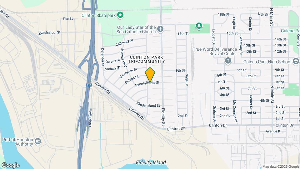 514 Clinton Park St Map and Location Details