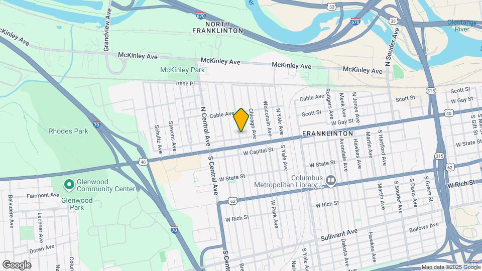 28 N Princeton Ave Map and Location Details