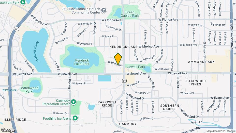 9274 W Utah Ave Mapa y Detalles de la Ubicación