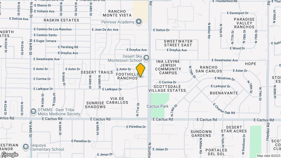 12617 N 71st St Map and Location Details