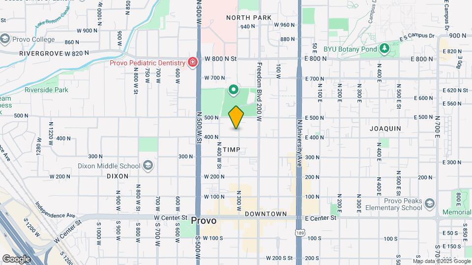 Halladay 415 N 300 W Map and Location Details