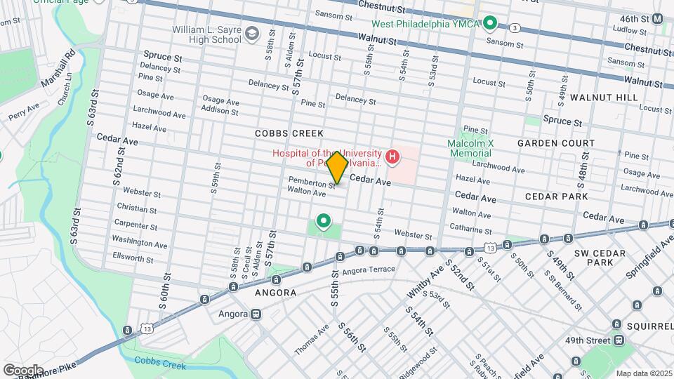 5518 Pemberton St Map and Location Details