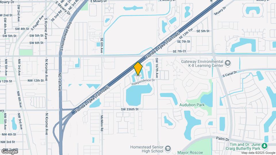 1017 Washington Cir, Unit 1017A Map and Location Details
