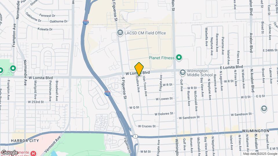 1734 Eudora Ave Mapa y Detalles de la Ubicación