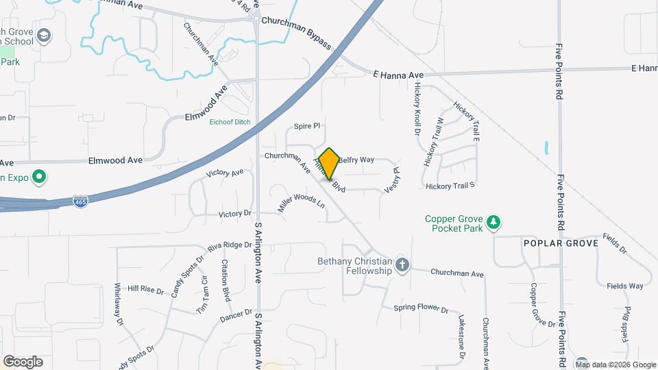 6209 Pinnacle Blvd Map and Location Details