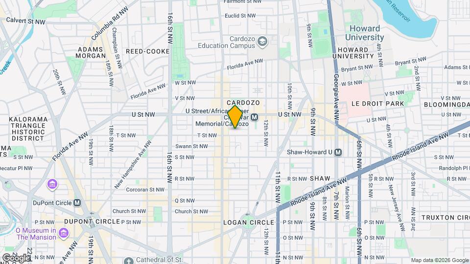 1331 T St NW, Unit B Map and Location Details