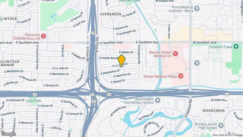 2440 E Manhatton Dr Map and Location Details