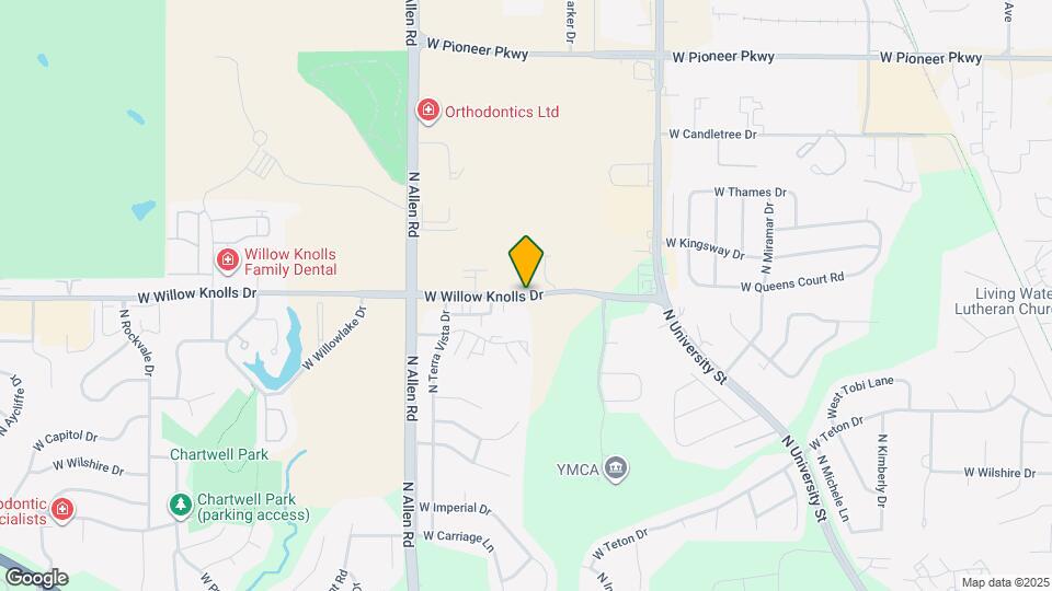 2213 W Willow Knolls Dr Map and Location Details