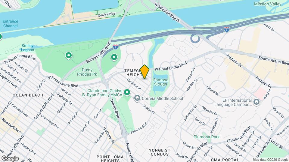 4344 Temecula St Map and Location Details