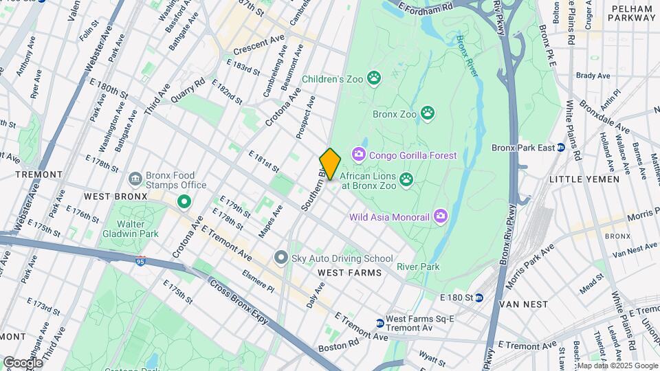 2144 Crotona Pky Map and Location Details