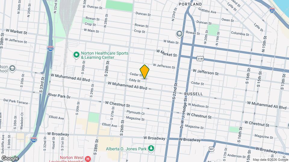 430 S 24th St Map and Location Details