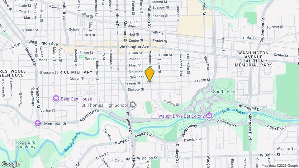 4501 Feagan St Map and Location Details