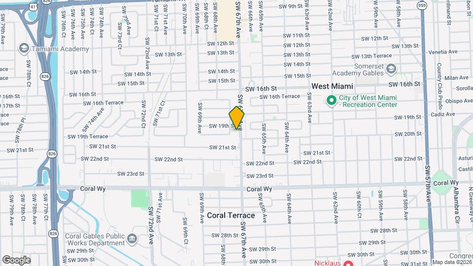 1920 SW 67th Ave Map and Location Details