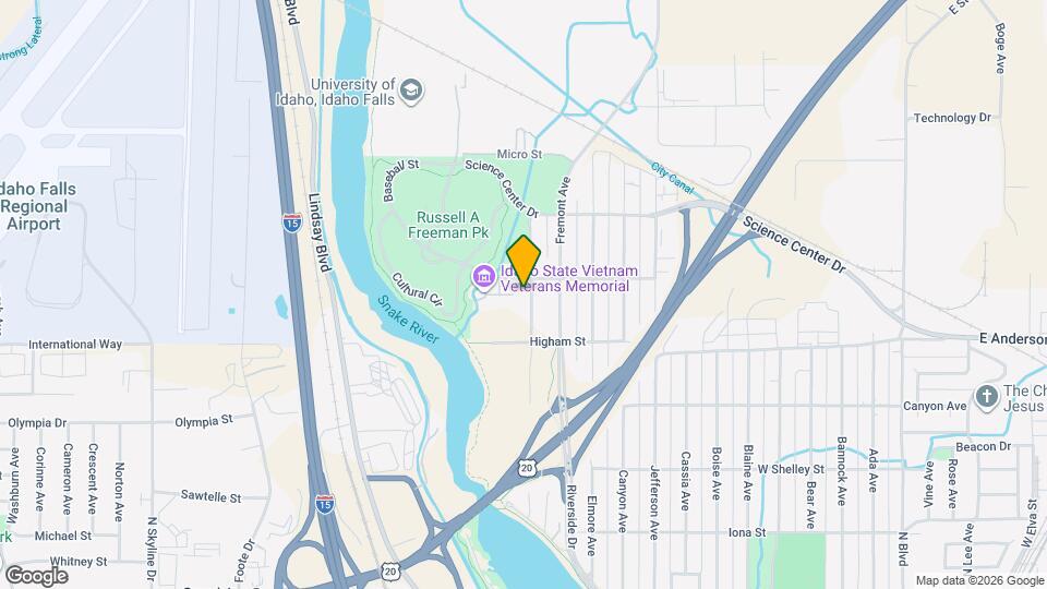 1375 Latah Ave Map and Location Details