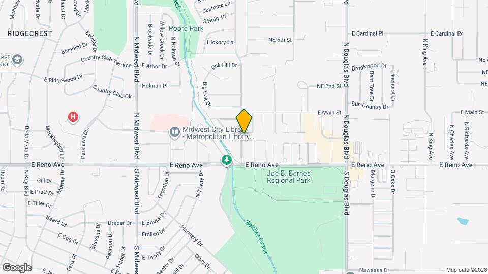 8500 Del Arbole Dr Map and Location Details