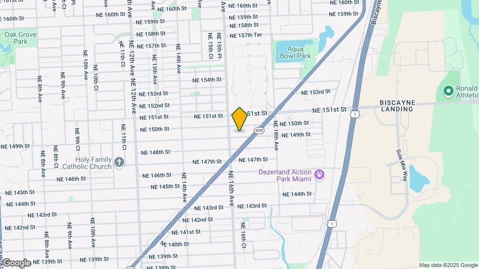 1645 NE 149th St Map and Location Details