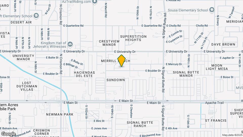 10441 E Bonnell St Map and Location Details