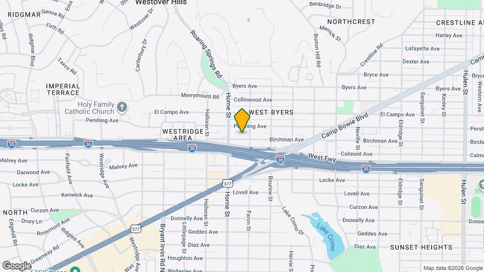 5612 Birchman Ave Map and Location Details