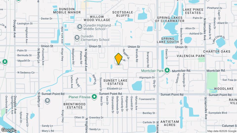 1632 Windsor Pl Map and Location Details