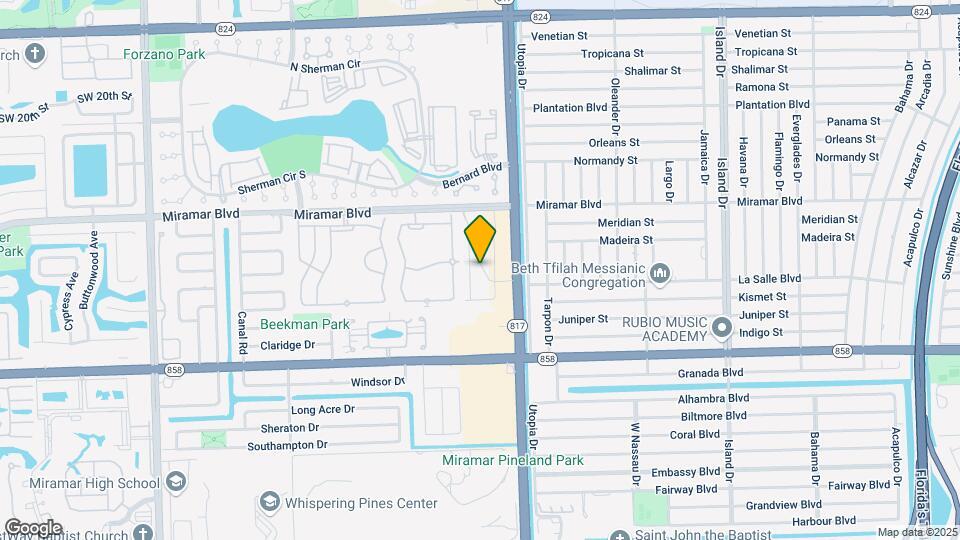 2624 SW 81st Terrace Map and Location Details