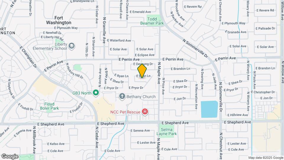 1826 E Shea Dr Map and Location Details