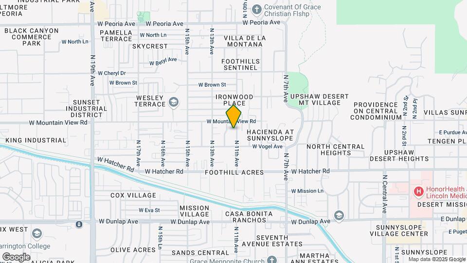 9632 N 11th Ave Map and Location Details