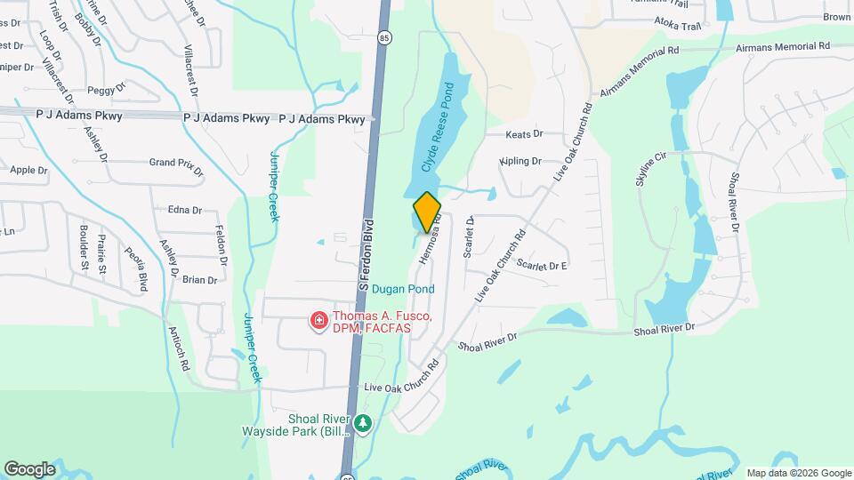 4558 Hermosa Rd Map and Location Details