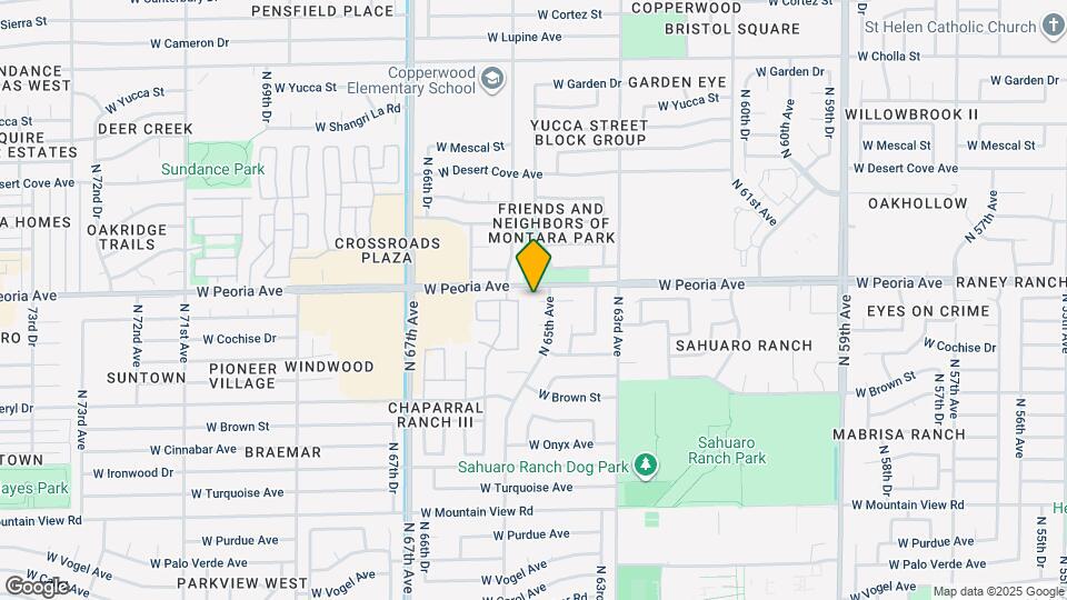 6514 W North Ln Map and Location Details