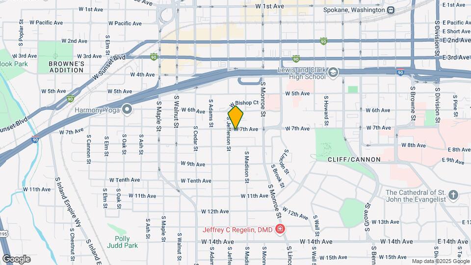 1119-1123 W 7th Ave Mapa y Detalles de la Ubicación